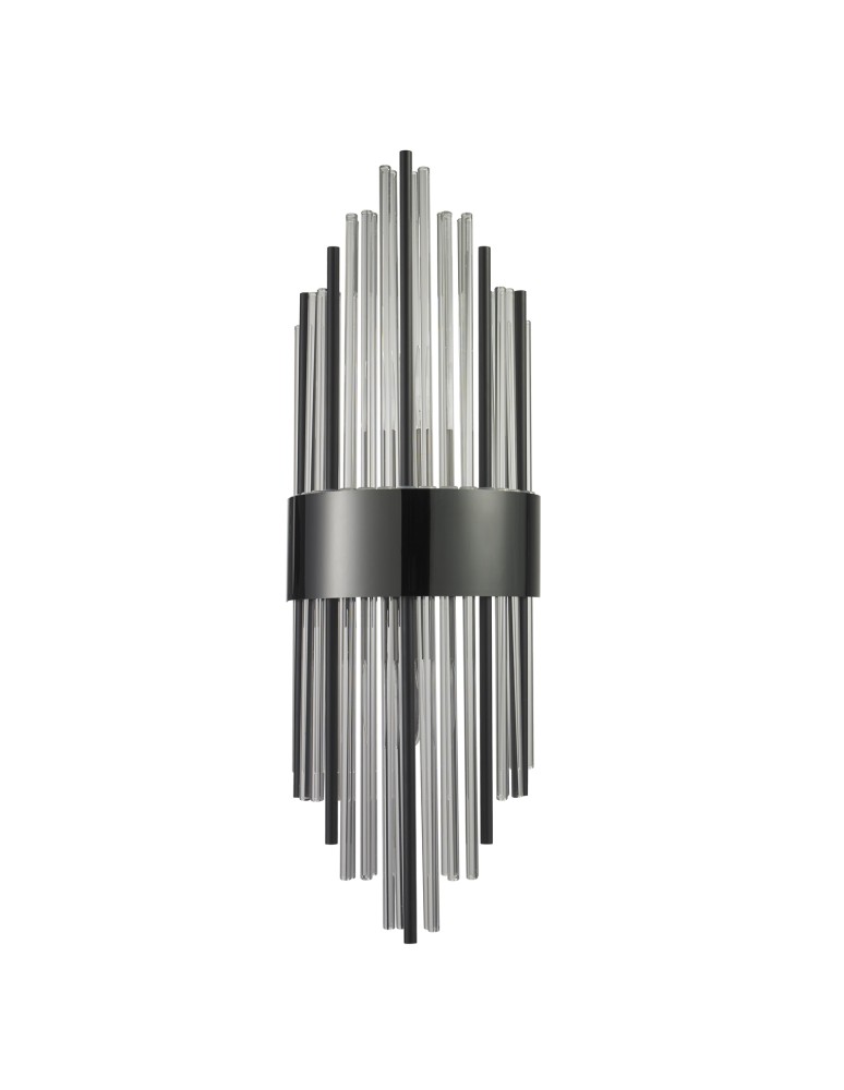 Kinkiety glamour - Step into Design Lampa ścienna DRACO czarna 60cm - product kolory-swiatla.pl 2