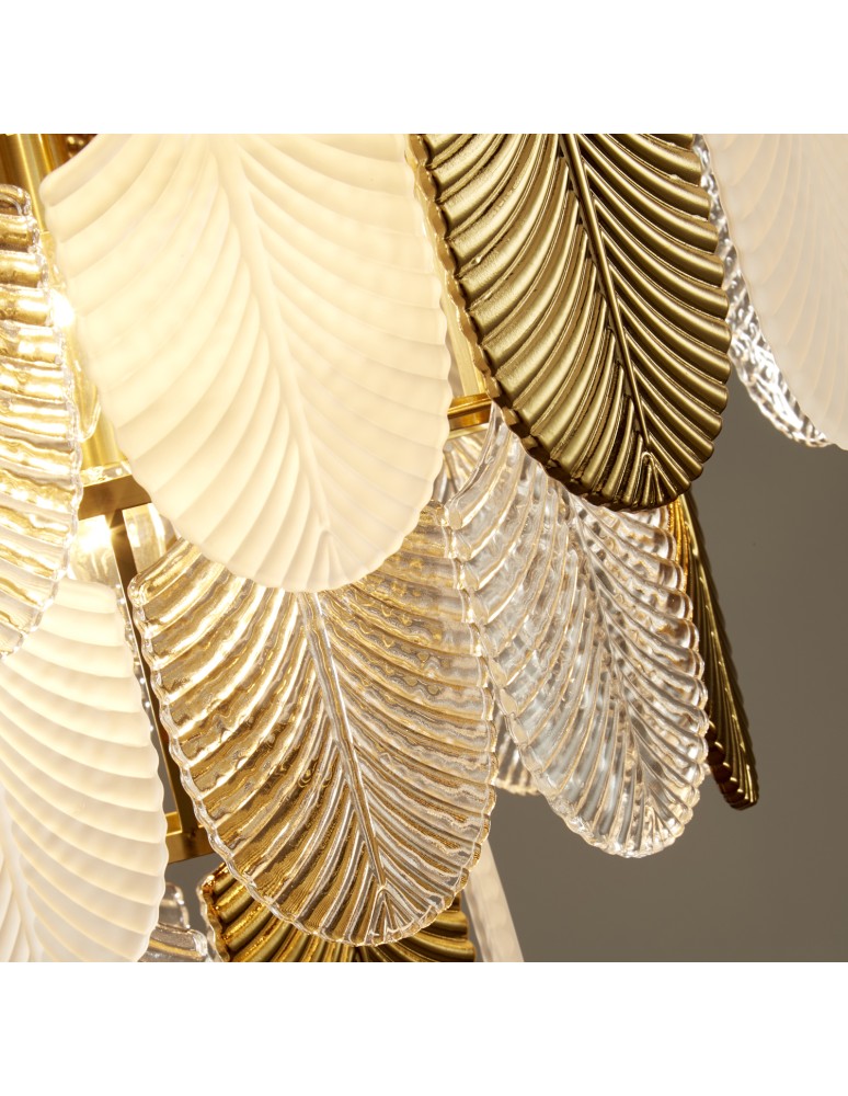 Step into Design Lampa wisząca SECRET biało złota 80cm Step into Design Lampa wisząca SECRET biało złota 80cm