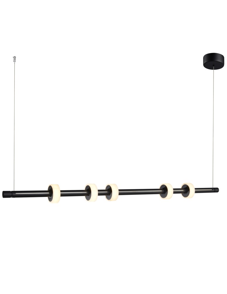 Step into Design Lampa wisząca RINGO LED czarna 150cm Step into Design Lampa wisząca RINGO LED czarna 150cm