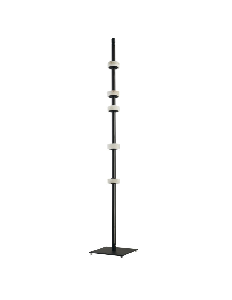 Step into Design Lampa podłogowa RINGO czarna 182cm 