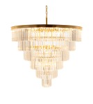 Lampy wiszące kryształowe - Step into Design Lampa wisząca SPLENDORE złota 100cm - product 3