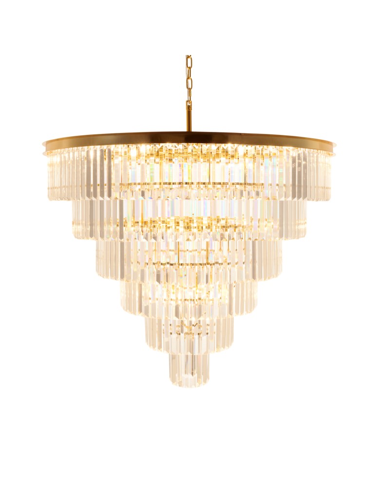 Step into Design Lampa wisząca SPLENDORE złota 100cm