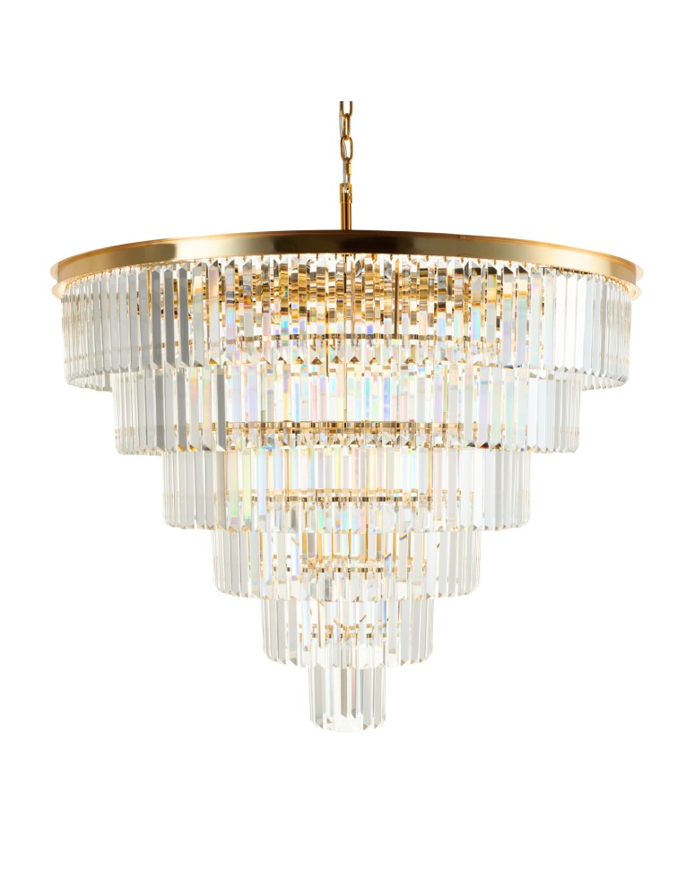 Step into Design Lampa wisząca SPLENDORE złota 100cm