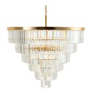 Lampy wiszące kryształowe - Step into Design Lampa wisząca SPLENDORE złota 100cm - product 6