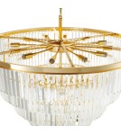 Lampy wiszące kryształowe - Step into Design Lampa wisząca SPLENDORE złota 100cm - product 7