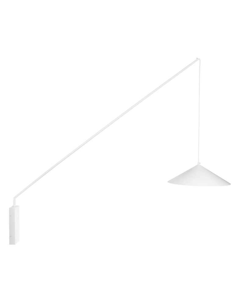Step into Design Lampa ścienna SWING biała 151cm Step into Design Lampa ścienna SWING biała 151cm