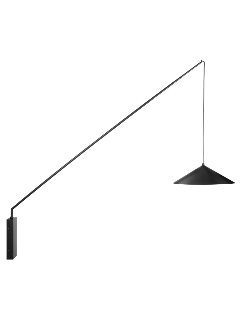 Step into Design Lampa ścienna SWING czarna 151cm Step into Design Lampa ścienna SWING czarna 151cm