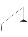 Step into Design Lampa ścienna SWING czarna 151cm