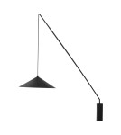 Step into Design Lampa ścienna SWING czarna 151cm Step into Design Lampa ścienna SWING czarna 151cm