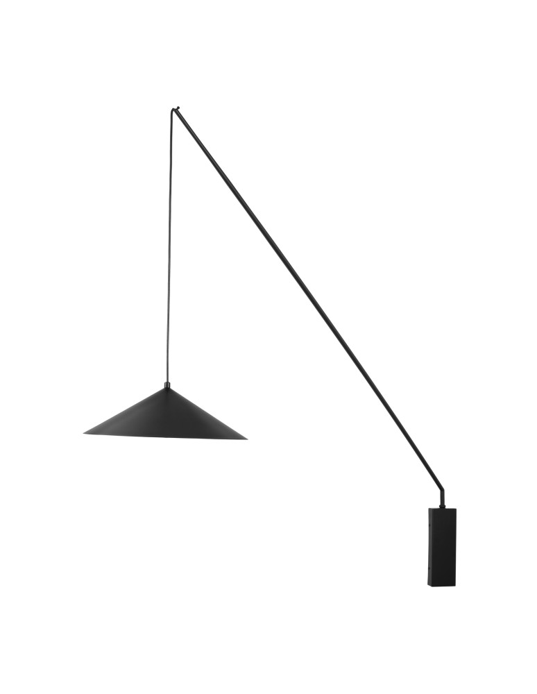 Step into Design Lampa ścienna SWING czarna 151cm Step into Design Lampa ścienna SWING czarna 151cm