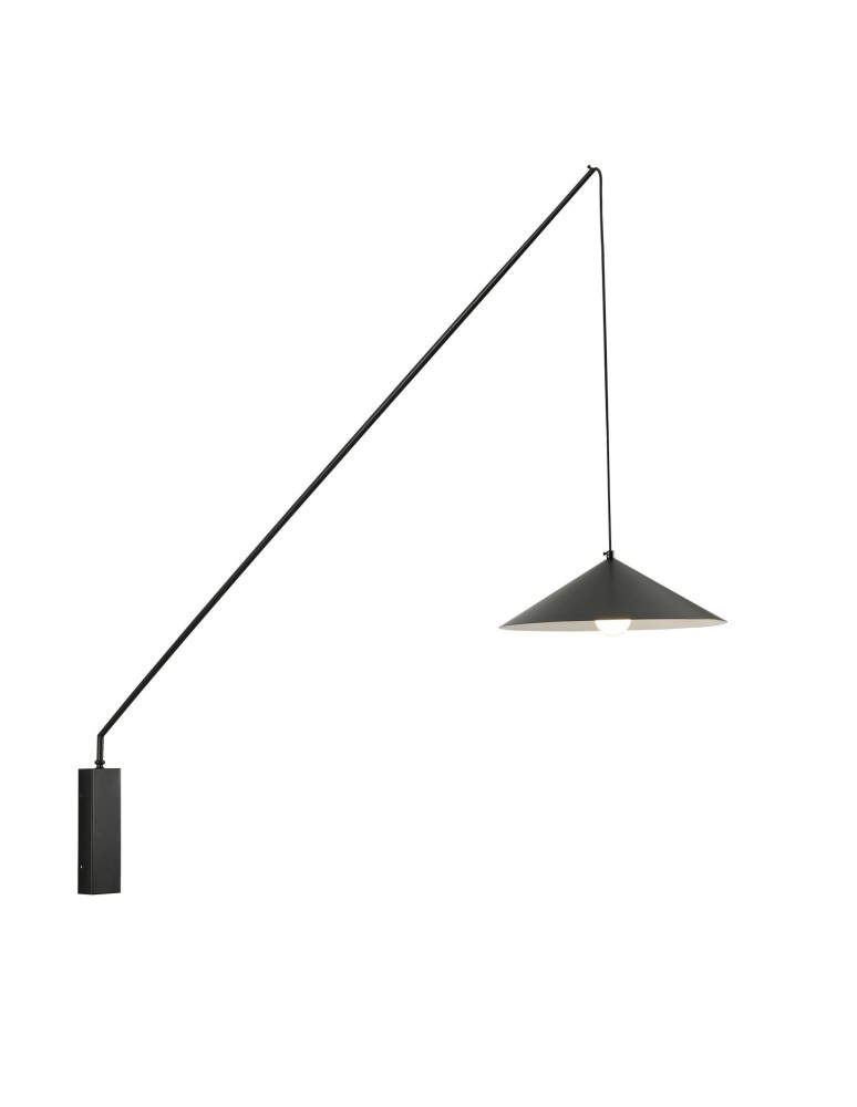 Step into Design Lampa ścienna SWING czarna 151cm Step into Design Lampa ścienna SWING czarna 151cm
