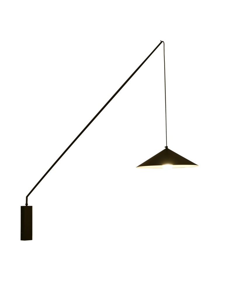 Step into Design Lampa ścienna SWING czarna 151cm Step into Design Lampa ścienna SWING czarna 151cm