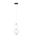 Lampy wiszące geometryczne - Maxlight Akiko LED 16W 3000K Lampa Wisząca Czarny P0467 - produkt 2