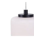 Lampy wiszące geometryczne - Maxlight Akiko LED 23W 3000K Lampa Wisząca Czarny P0468 - produkt 5