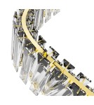 Lampy wiszące glamour - Maxlight Charme LED 60W 6000lm 3000K Lampa Wisząca Złoto Szczotkowane P0477 - product 4