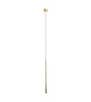 Lampy wiszące rurki - Maxlight Coffee Gold 7W Lampa Wisząca Duża Złoto Szczotkowane P0485 - produkt 1