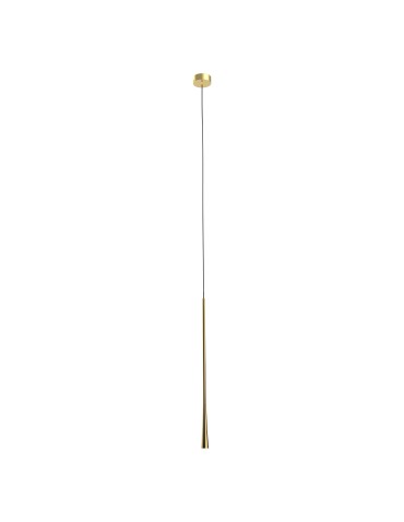 Maxlight Coffee Gold 7W Lampa Wisząca Duża Złoto Szczotkowane P0485