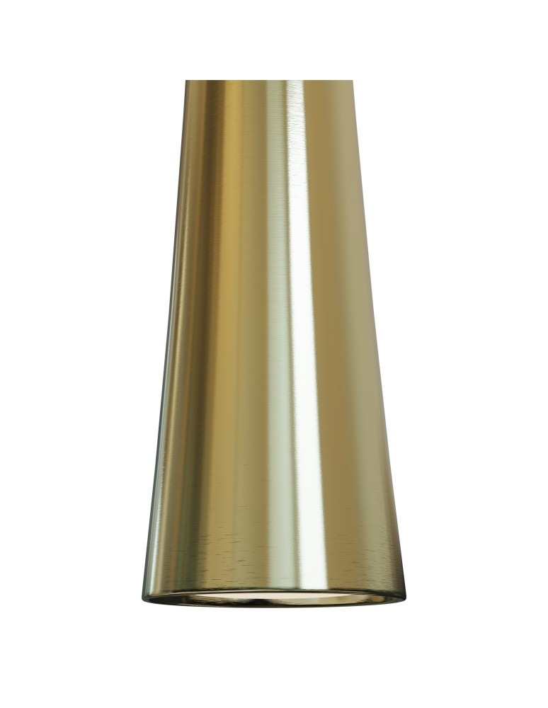 Maxlight Coffee Gold 7W Lampa Wisząca Duża Złoto Szczotkowane P0485