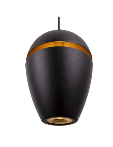 Maxlight Cometshine LED 8W 480lm 3000K Lampa Wisząca Czarny/Złoty P0471 - produkt 2