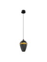 Maxlight Cometshine LED 8W 480lm 3000K Lampa Wisząca Czarny/Złoty P0471