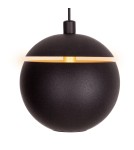 Lampy wiszące małe - Maxlight Cometshine LED 8W 480lm 3000K Lampa Wisząca Czarny/Złoty P0472 - product 3