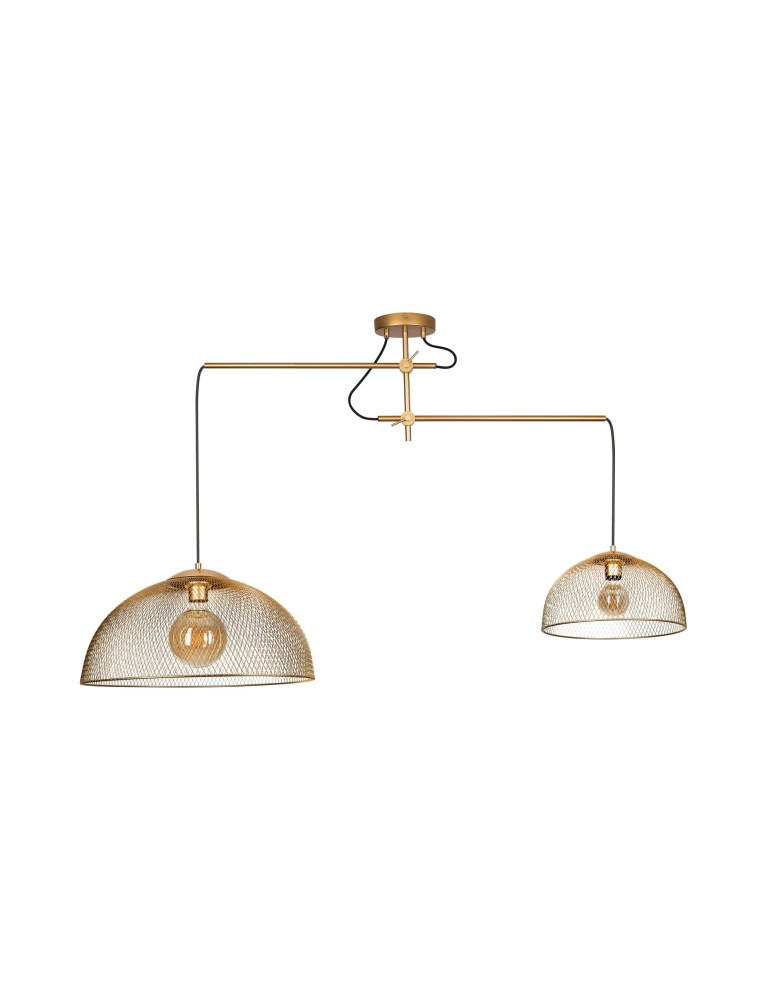Lampy wiszące druciane - Maxlight Lampa Wisząca Concept Złota P0454 - produkt kolory-swiatla.pl 1