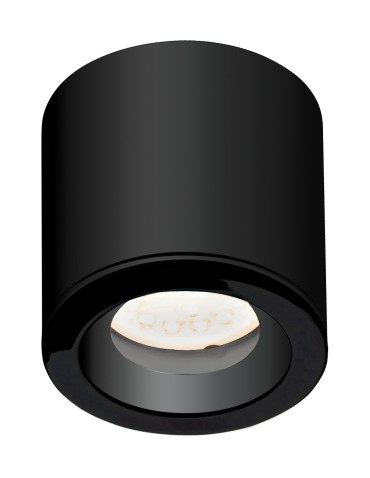 Maxlight Lampa Sufitowa Form Czarna GU10 IP65 C0216