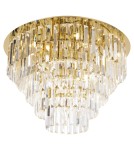 Lampy sufitowe z kryształami - Maxlight Plafon Monaco Złoty Ø 80 cm C0224 - product 1