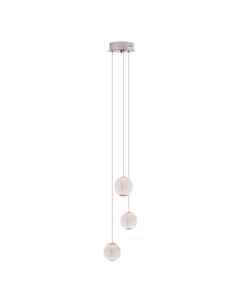 Lampy wiszące potrójne - Maxlight Lampa Wisząca Nobile III P0479 - produkt kolory-swiatla.pl 1