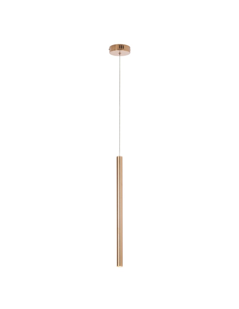 Maxlight Lampa Wisząca Organic I Złoto Szczotkowane P0459