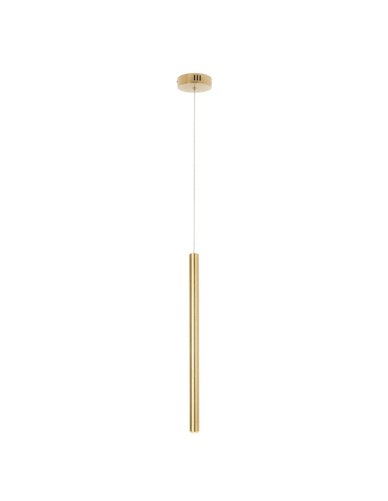 Lampy wiszące rurki - Maxlight Lampa Wisząca Organic I Miedź Szczotkowana P0458 - product kolory-swiatla.pl 3