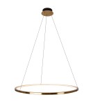Lampy wiszące okręgi - Maxlight Lampa Wisząca Queen Ø 70 cm Złoto Szczotkowane P0494 - product 1