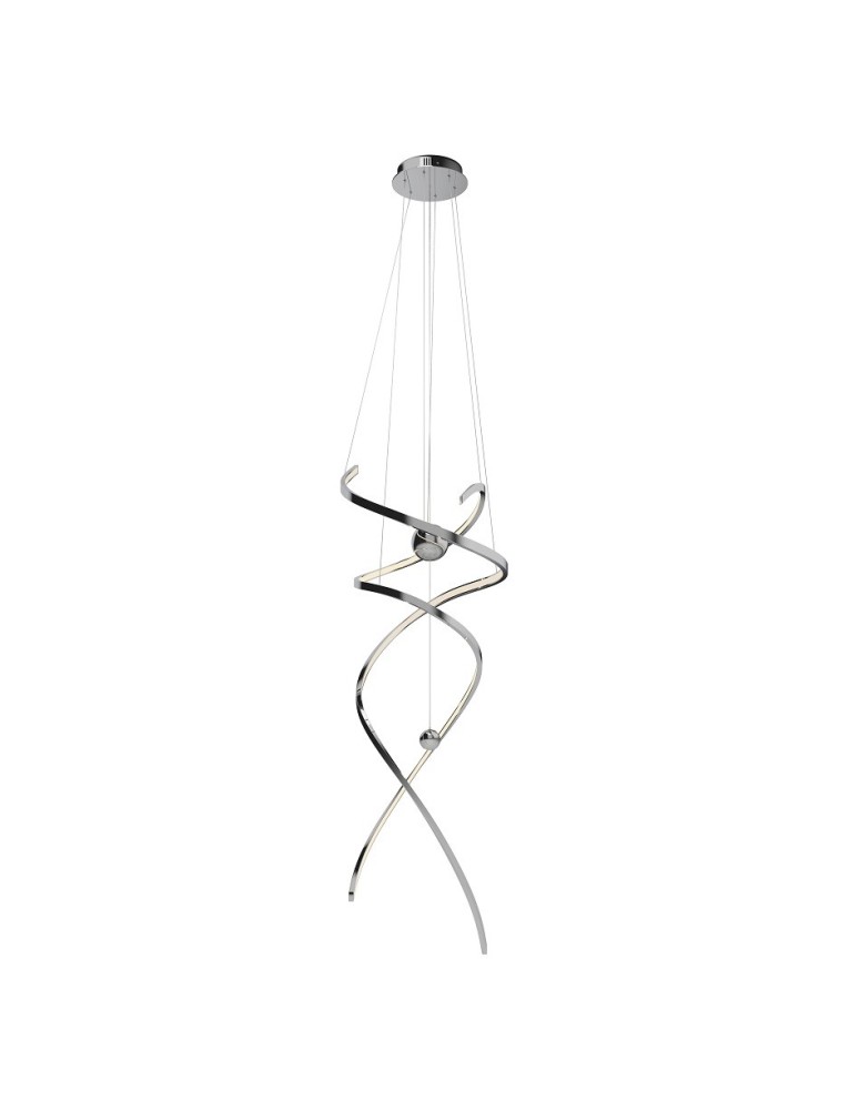 Lampy wiszące glamour - Maxlight Lampa Wisząca Ritz Chrom P0482D - produkt kolory-swiatla.pl 1