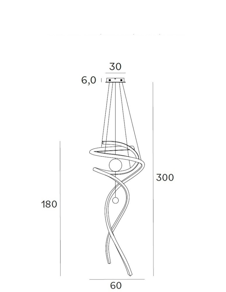 Lampy wiszące glamour - Maxlight Lampa Wisząca Ritz Chrom P0482D - produkt kolory-swiatla.pl 3