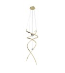 Lampy wiszące złote - Maxlight Lampa Wisząca Ritz Złoto Szczotkowane P0483D - product 2
