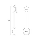 Kinkiety LED - Maxlight Kinkiet Sunset W0327 - product 4