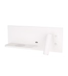Kinkiety do czytania - Maxlight Kinkiet Superior z Gniazdem USB i Ładowarką Indukcyjną Biały W0291L - product 7
