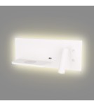 Kinkiety do czytania - Maxlight Kinkiet Superior z Gniazdem USB i Ładowarką Indukcyjną Biały W0291L - product 8