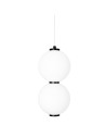 Maxlight Tama LED 16W 3000K Lampa Wisząca Podwójna Czarna P0469
