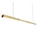 Lampy wiszące złote - Maxlight Lampa Wisząca Trio 1 Złoto Szczotkowane P0475D - product 1