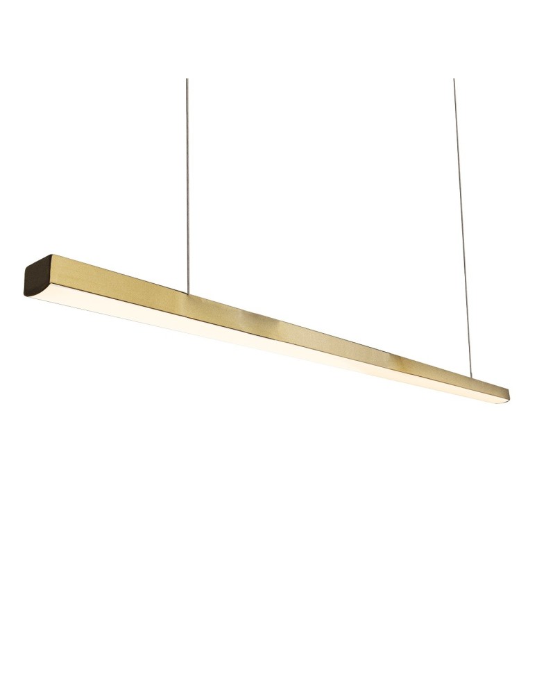 Lampy wiszące złote - Maxlight Lampa Wisząca Trio 1 Złoto Szczotkowane P0475D - produkt kolory-swiatla.pl 1