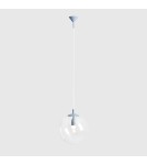 Aldex Lampa Wisząca Globe Dusty Blue 1 x max 15W LED (562G16) Aldex Lampa Wisząca Globe Dusty Blue 1 x max 15W LED (562G16)