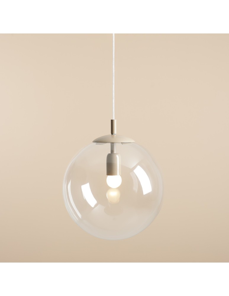 Aldex Lampa Wisząca Globe Beige 1 x max 15W LED (562G17)