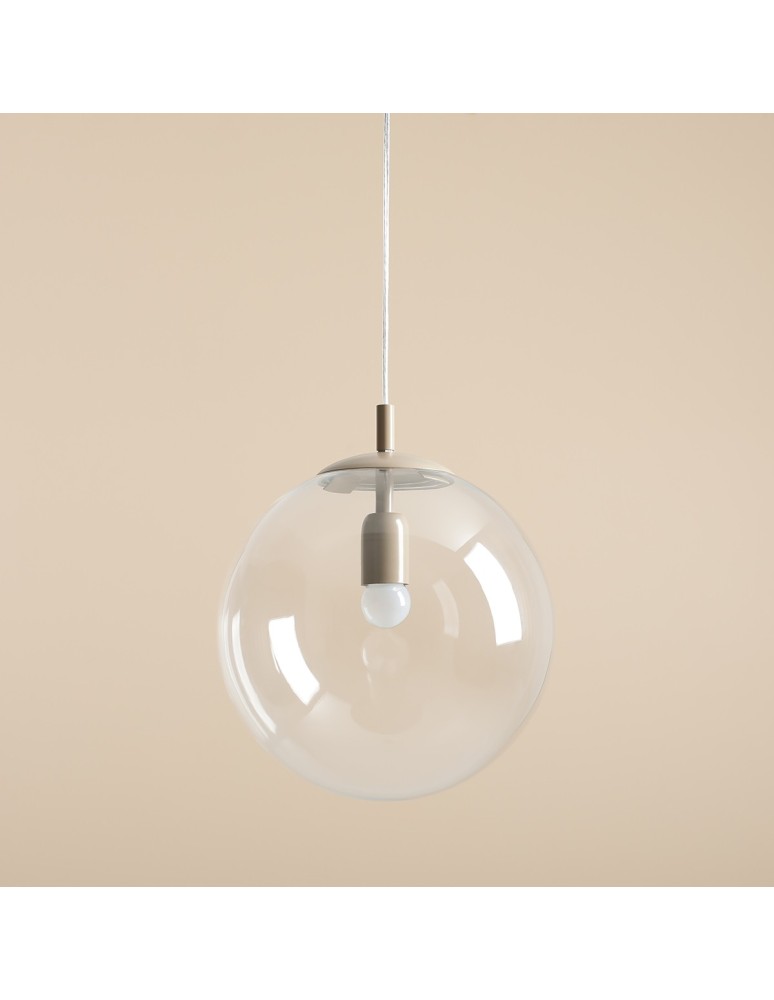 Aldex Lampa Wisząca Globe Beige 1 x max 15W LED (562G17)