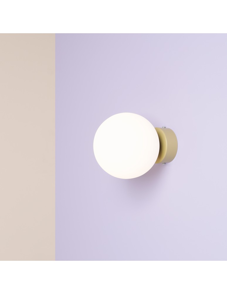 Aldex Kinkiet Ball Pistachio S 1 x max 10W LED (1076C12_S ) Aldex Kinkiet Ball Pistachio S 1 x max 10W LED (1076C12_S )