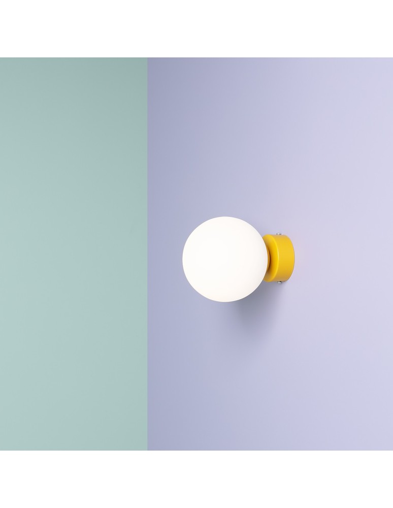 Aldex Kinkiet Ball Mustard S 1 x max 10W LED (1076C14_S ) Aldex Kinkiet Ball Mustard S 1 x max 10W LED (1076C14_S )