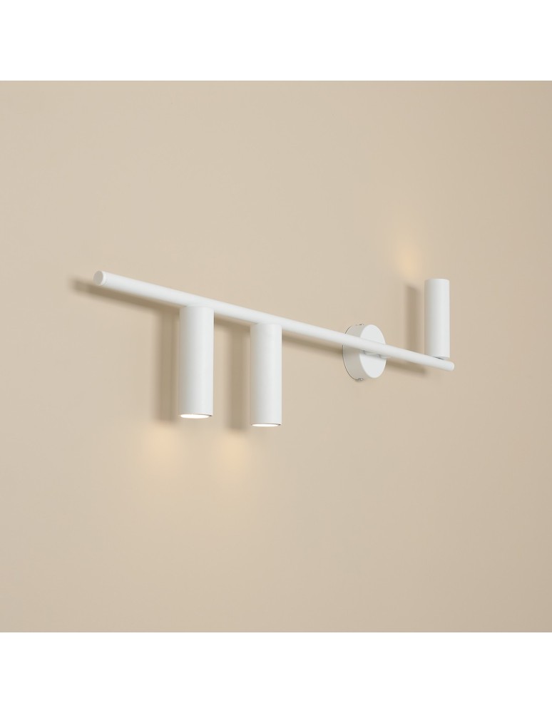 Kinkiety tuby - Aldex Kinkiet Trevo 3 All White (Left) 3 x 35W (1104Y) - product kolory-swiatla.pl 3