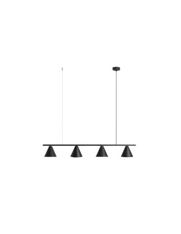 Aldex Lampa Wisząca Form 4 Czarny 4 x max 15W LED (1108L1) - produkt 2