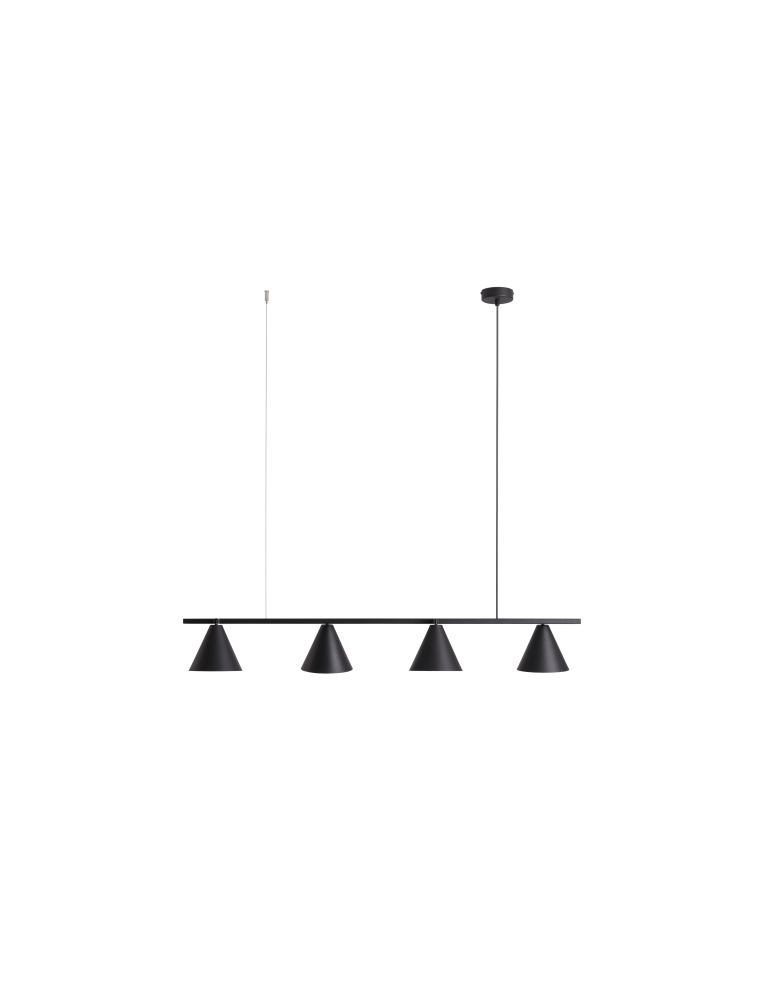 Aldex Lampa Wisząca Form 4 Czarny 4 x max 15W LED (1108L1) Aldex Lampa Wisząca Form 4 Czarny 4 x max 15W LED (1108L1)