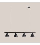 Aldex Lampa Wisząca Form 4 Czarny 4 x max 15W LED (1108L1) Aldex Lampa Wisząca Form 4 Czarny 4 x max 15W LED (1108L1)